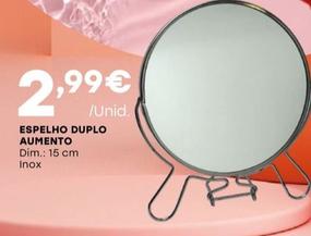 Oferta de Espelho Duplo Aumento por 2,99€ em Intermarché