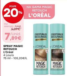 Oferta de L'oréal - Spray Magic Retouch por 7,89€ em Intermarché
