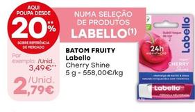 Oferta de Labello - Batom Fruity por 2,79€ em Intermarché