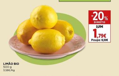 Oferta de Limão Bio por 1,79€ em El Corte Inglés
