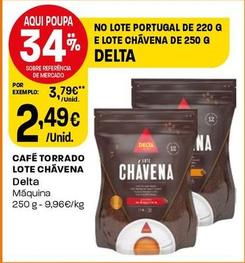 Oferta de Delta - Café Torrado Lote Chavena  por 2,49€ em Intermarché