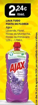 Oferta de Ajax - Lava Tudo Festa De Flores por 2,24€ em Intermarché