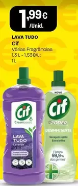 Oferta de Cif - Lava Tudo por 1,99€ em Intermarché