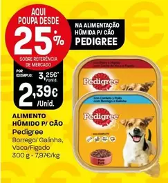 Oferta de Pedigree - Alimento Humido P/Cao por 2,39€ em Intermarché