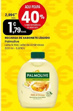 Oferta de Palmolive - Recarga De Sabonete Líquido por 1,79€ em Intermarché