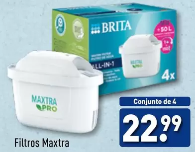 Oferta de Brita - Filtros Maxtra por 22,99€ em Aldi