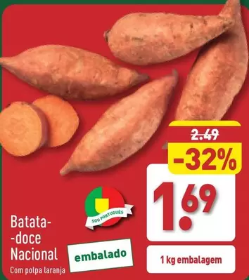 Oferta de Batata-doce Nacional  por 1,69€ em Aldi