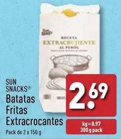 Oferta de Sun Snacks - Batatas Fritas Extracrocantes por 2,69€ em Aldi