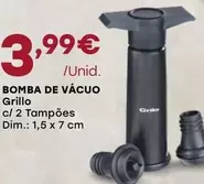 Oferta de Grillo - Bomba De Vacuo por 3,99€ em Intermarché