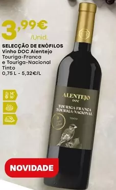 Oferta de Alentejo - Selecao De Enófilos por 3,99€ em Intermarché