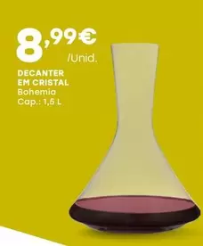 Oferta de Bohemia - Decanter Em Cristal por 8,99€ em Intermarché