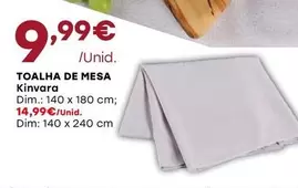 Oferta de Kinvara - Toalha De Mesa por 9,99€ em Intermarché