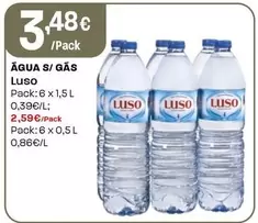 Oferta de Luso - Água S/Gas por 3,48€ em Intermarché