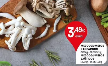 Oferta de Mix Cogumelos E Espargos por 3,49€ em Intermarché