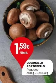 Oferta de Cogumelo Portobello por 1,59€ em Intermarché