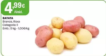 Oferta de Batata por 4,99€ em Intermarché