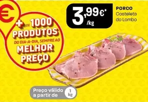 Oferta de Porco por 3,99€ em Intermarché