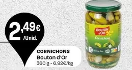 Oferta de Bouton D´or - Cornichons por 2,49€ em Intermarché