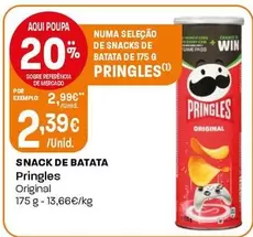 Oferta de Pringles - Snack De Batata por 2,39€ em Intermarché