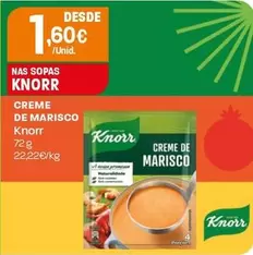 Oferta de Knorr - Creme De Marisco por 1,6€ em Intermarché