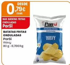 Oferta de Porsi - Batatas Fritas Onduladas por 0,79€ em Intermarché