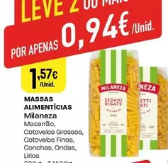 Oferta de Milaneza - Massas Alimenticias por 1,57€ em Intermarché