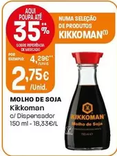 Oferta de Kikkoman - Molho De Soja por 2,75€ em Intermarché