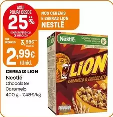 Oferta de Nestlé - Cereais Lion por 2,99€ em Intermarché