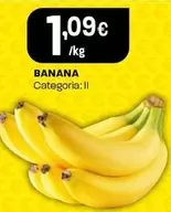 Oferta de Banana por 1,09€ em Intermarché