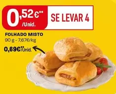 Oferta de Folhado Misto por 0,69€ em Intermarché