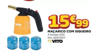 Oferta de Vito - Vito - Macarico Com Isqueiro por 15,99€ em Bricomarché