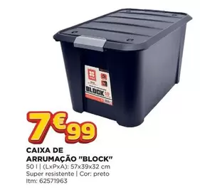 Oferta de Block - Caixa De Arrumacao por 7,99€ em Bricomarché