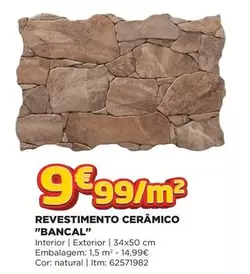 Oferta de Revestimento Ceramico "bancal" por 9,99€ em Bricomarché