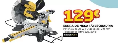 Oferta de Serra De Mesa 1/2 Esquadria por 129€ em Bricomarché