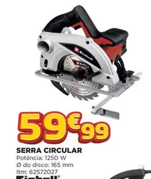 Oferta de Serra Circular por 59,99€ em Bricomarché