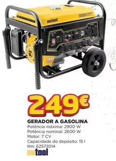 Oferta de A+ - Gerador A Gasolina por 249€ em Bricomarché