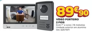 Oferta de A+ - Video Porteiro 2 Fios por 89,9€ em Bricomarché