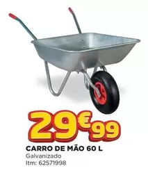 Oferta de Carro De Mão 60 L por 29,99€ em Bricomarché