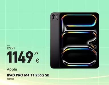 Oferta de Apple - Ipad Pro M4 11 256g Sb por 1149€ em Radio Popular