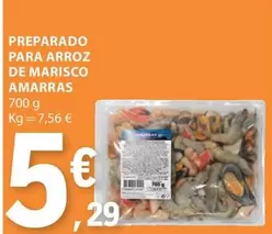 Oferta de Amarras - Preparado Para Arroz De Marisco por 5,29€ em E.Leclerc