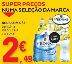 Oferta de Pedras - Levissima - Água Com Gas por 2,49€ em E.Leclerc