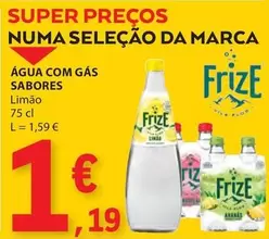 Oferta de Convenção Sabores - Água Com Gas por 1,19€ em E.Leclerc