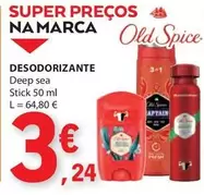 Oferta de Old Spice - Desodorizante por 3,24€ em E.Leclerc