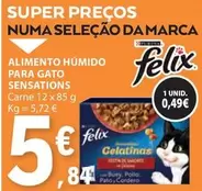 Oferta de Felix - Alimento Humido Para Gato Sensations por 0,49€ em E.Leclerc