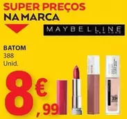 Oferta de Maybelline - Batom por 8,99€ em E.Leclerc