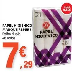 Oferta de Marque Repére - Papel Higiénico por 7,29€ em E.Leclerc