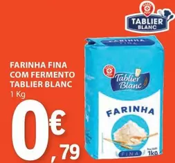 Oferta de .Com - Tablier Blanc - Farinha Fina Com Fermento por 0,79€ em E.Leclerc