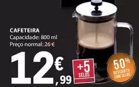 Oferta de .Com - Cafeteira por 12,99€ em E.Leclerc