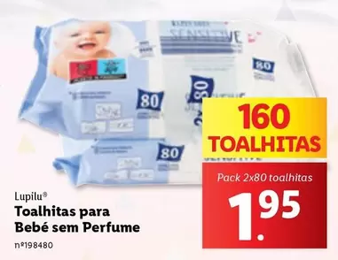 Oferta de Lupilu - Toalhitas Para Bebe Sem Perfume por 1,95€ em Lidl