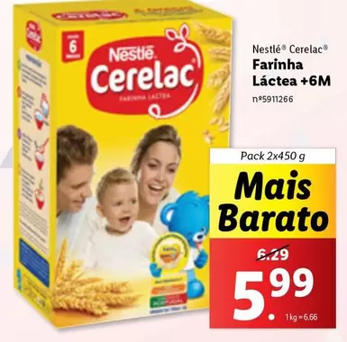 Oferta de Nestle - Nestlé - Farinha Lactea +6m por 5,99€ em Lidl